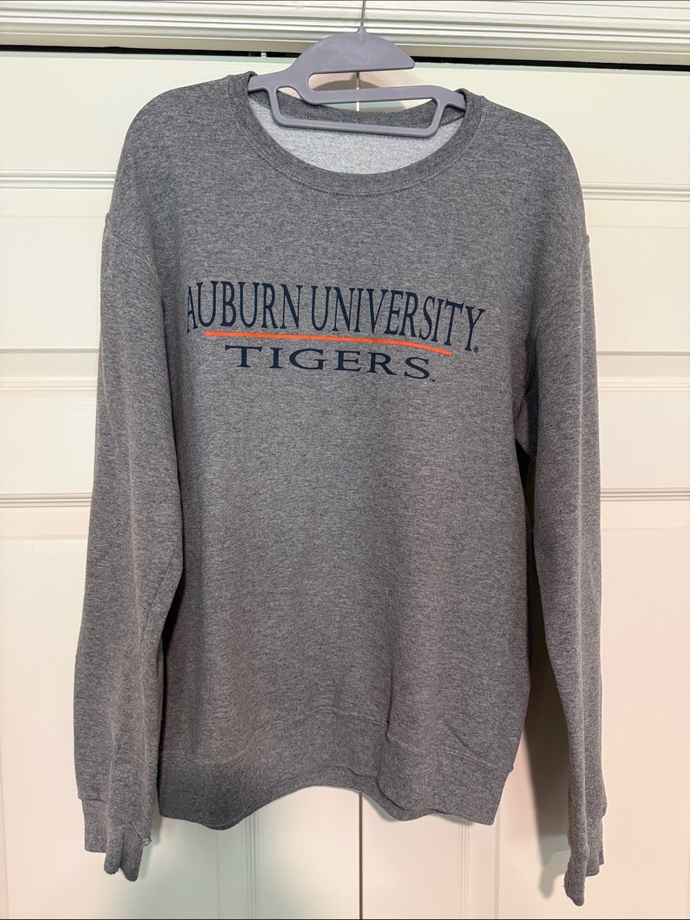 Auburn University Tigers Gray Crewneck Sweatshirt